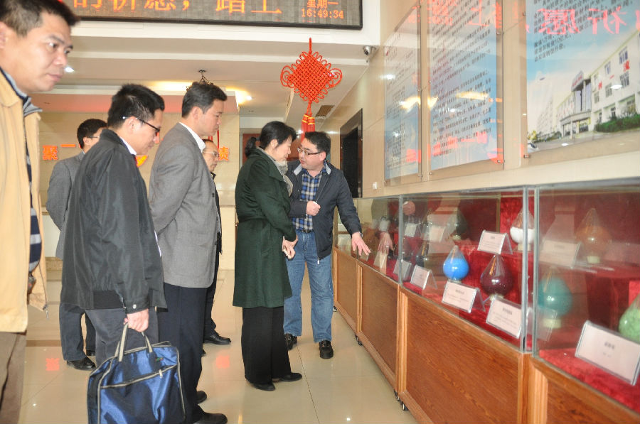 2月6號(hào)玉林市委常委、統(tǒng)戰(zhàn)部部長商娜紅一行到我司參觀考察