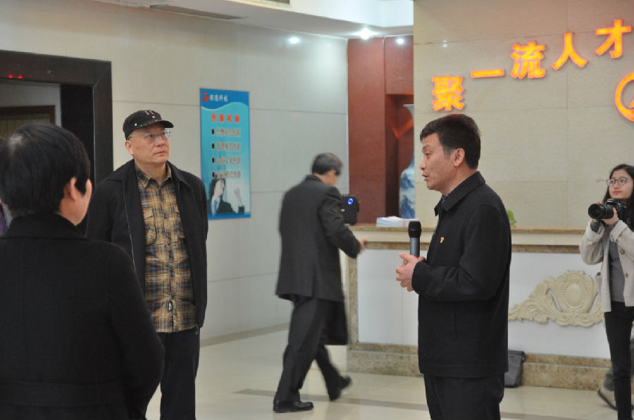 廣西中華文化促進會主席文明來我司調研